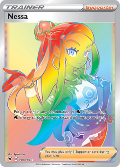 Nessa (196/185) [Sword & Shield: Vivid Voltage] | Shuffle n Cut Hobbies & Games
