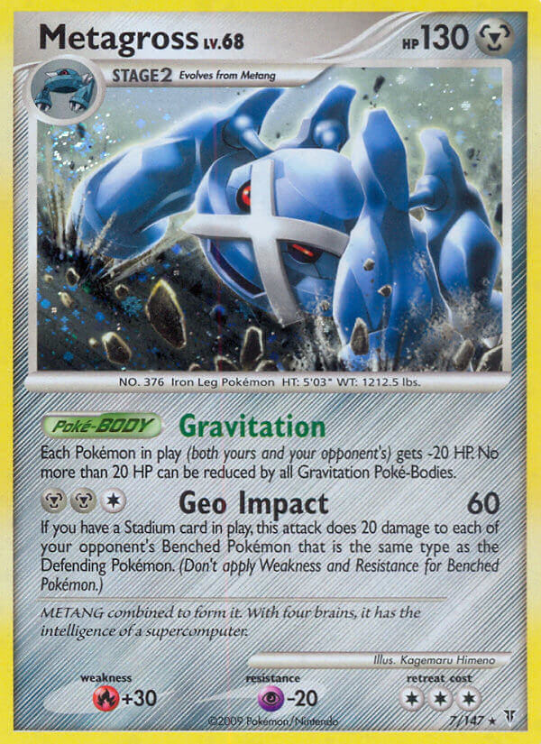 Metagross (7/147) (Cracked Ice Holo) (Blister Exclusive) [Platinum: Supreme Victors] | Shuffle n Cut Hobbies & Games