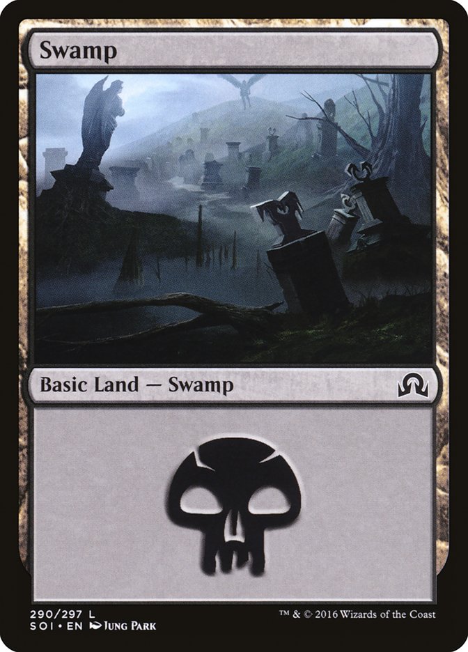 Swamp (290) [Shadows over Innistrad] | Shuffle n Cut Hobbies & Games