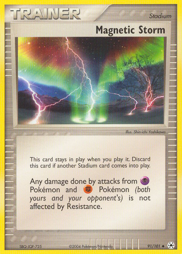 Magnetic Storm (91/101) [EX: Hidden Legends] | Shuffle n Cut Hobbies & Games
