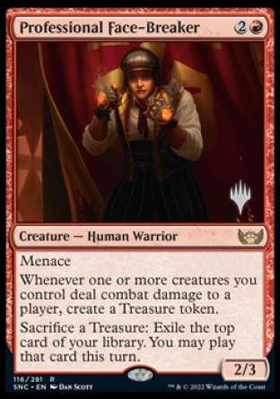 Professional Face-Breaker (Promo Pack) [Streets of New Capenna Promos] | Shuffle n Cut Hobbies & Games