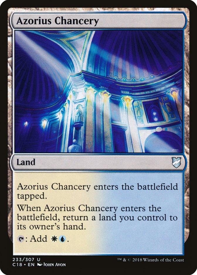 Azorius Chancery [Commander 2018] | Shuffle n Cut Hobbies & Games