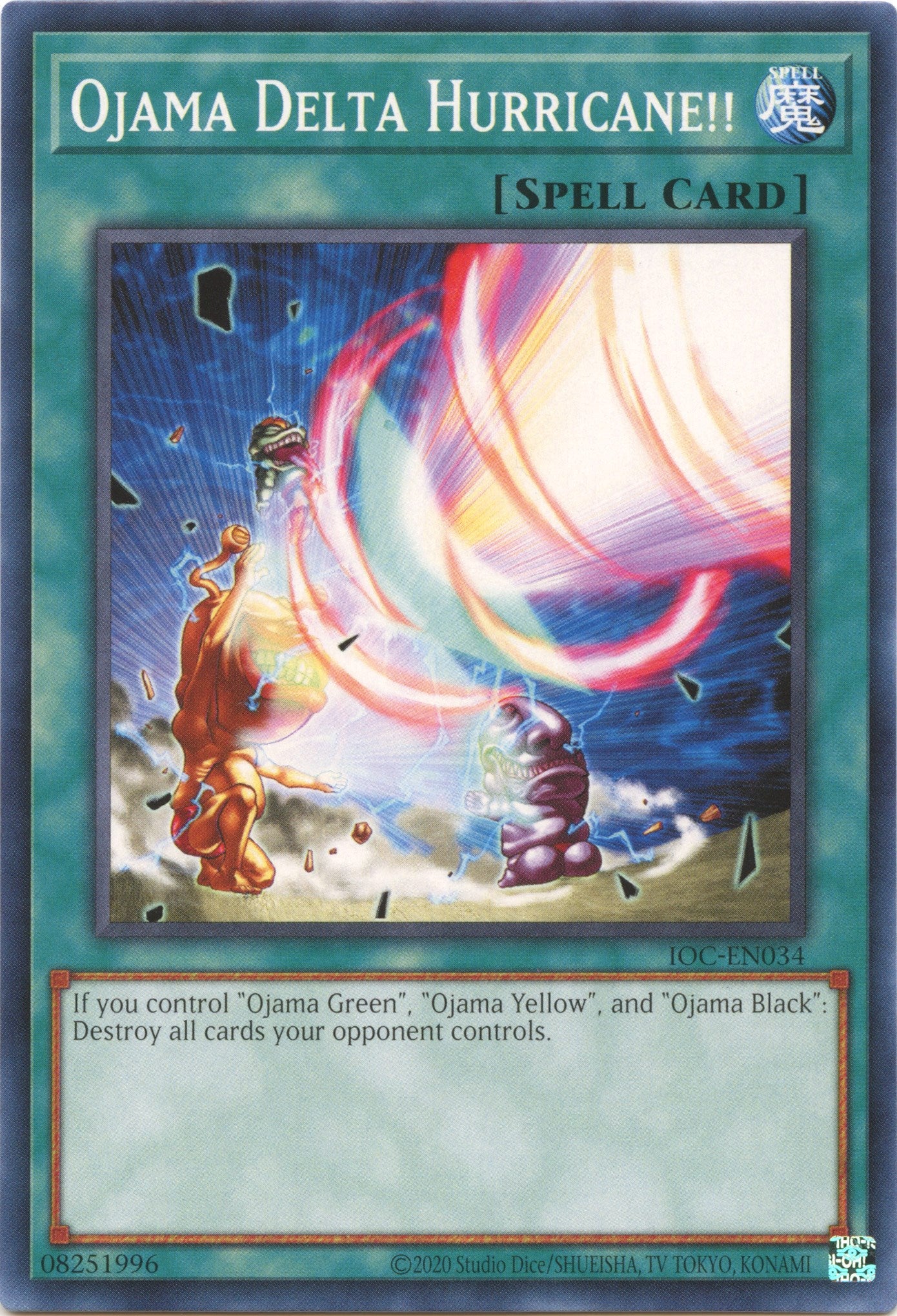 Ojama Delta Hurricane!! (25th Anniversary) [IOC-EN034] Common | Shuffle n Cut Hobbies & Games