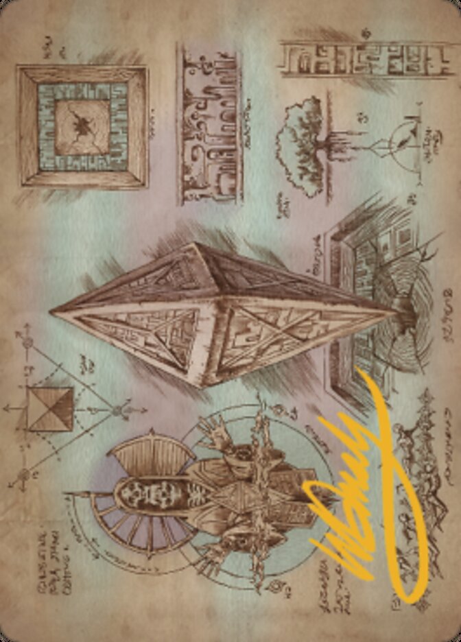 Keening Stone Art Card (Gold-Stamped Signature) [The Brothers' War Art Series] | Shuffle n Cut Hobbies & Games