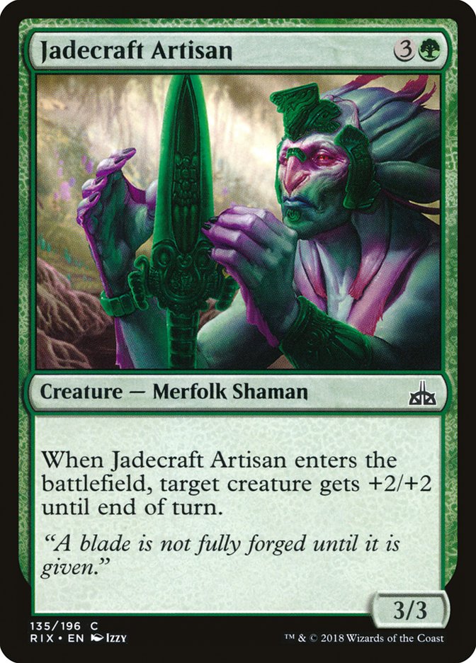 Jadecraft Artisan [Rivals of Ixalan] | Shuffle n Cut Hobbies & Games