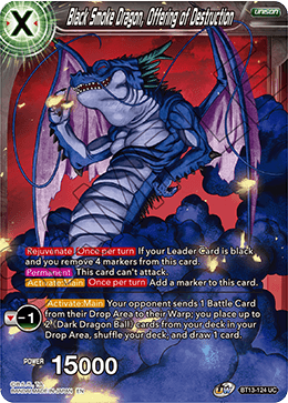 Black Smoke Dragon, Offering of Destruction (Uncommon) [BT13-124] | Shuffle n Cut Hobbies & Games