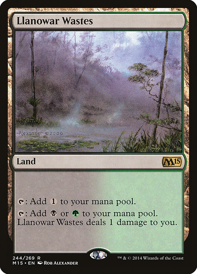 Llanowar Wastes [Magic 2015] | Shuffle n Cut Hobbies & Games