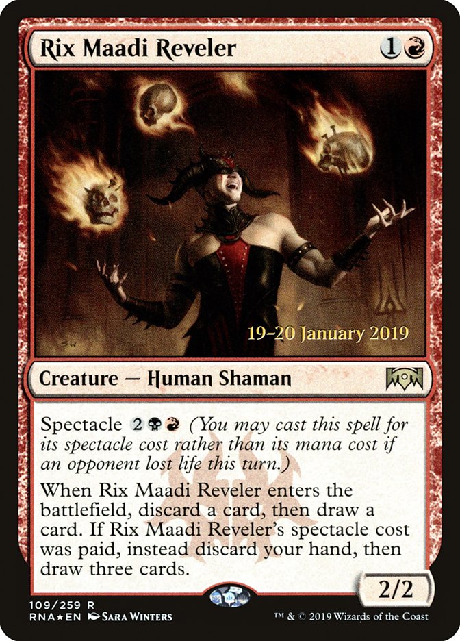 Rix Maadi Reveler [Ravnica Allegiance Prerelease Promos] | Shuffle n Cut Hobbies & Games