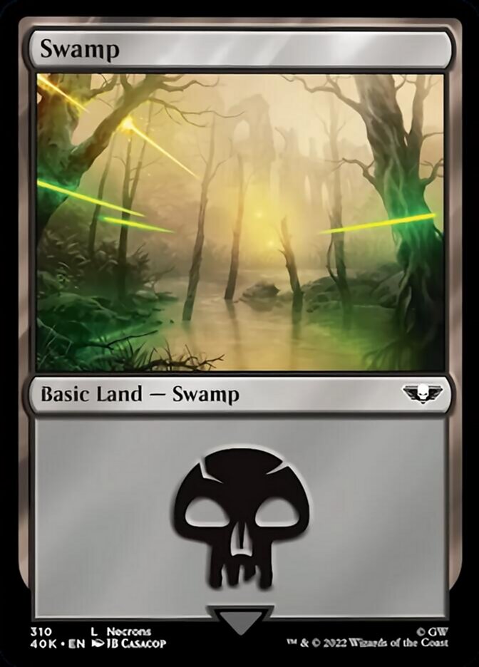 Swamp (310) (Surge Foil) [Warhammer 40,000] | Shuffle n Cut Hobbies & Games