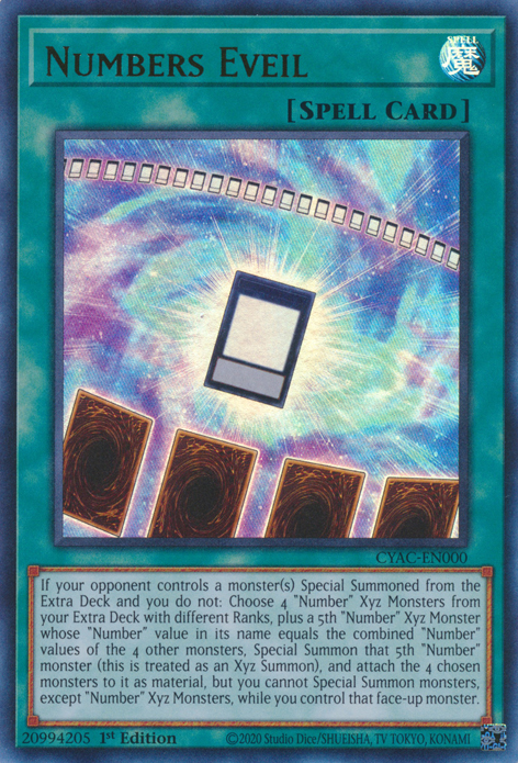 Numbers Eveil [CYAC-EN000] Ultra Rare | Shuffle n Cut Hobbies & Games