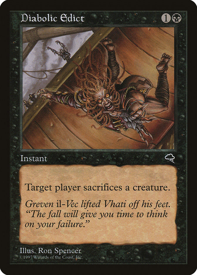 Diabolic Edict [Tempest] | Shuffle n Cut Hobbies & Games