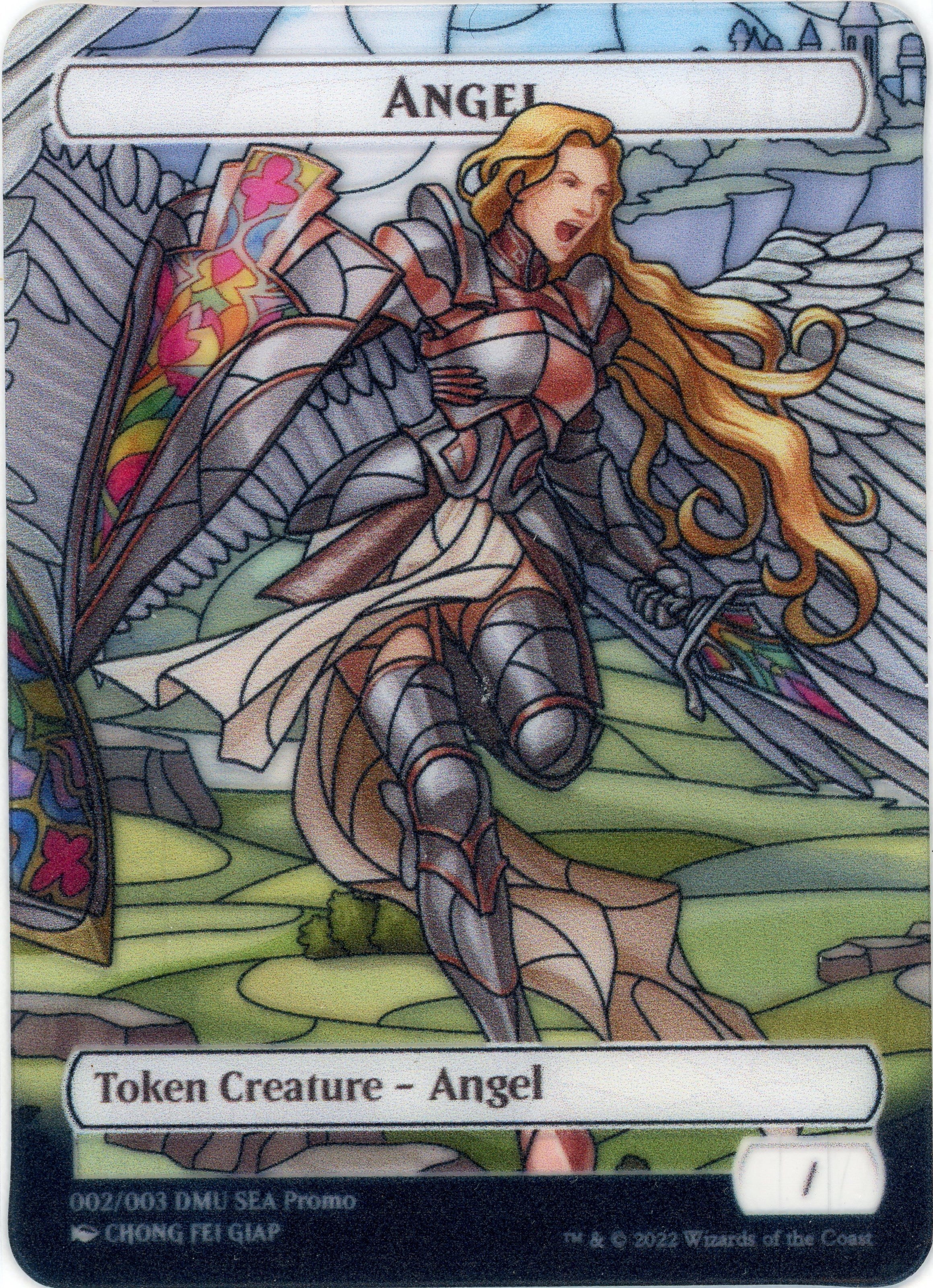 Angel Token (SEA Exclusive) [Dominaria United Tokens] | Shuffle n Cut Hobbies & Games