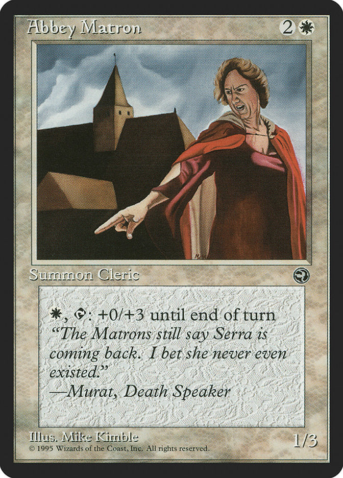 Abbey Matron (Murat Flavor Text) [Homelands] | Shuffle n Cut Hobbies & Games
