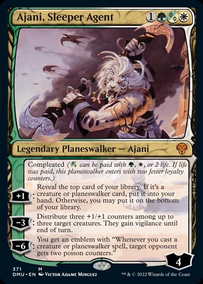 Ajani, Sleeper Agent (Showcase) [Dominaria United] | Shuffle n Cut Hobbies & Games