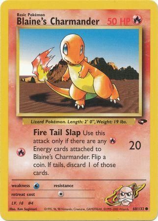 Blaine's Charmander (60/132) [Gym Challenge Unlimited] | Shuffle n Cut Hobbies & Games