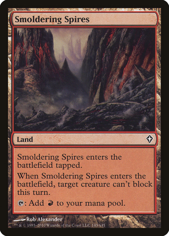 Smoldering Spires [Worldwake] | Shuffle n Cut Hobbies & Games