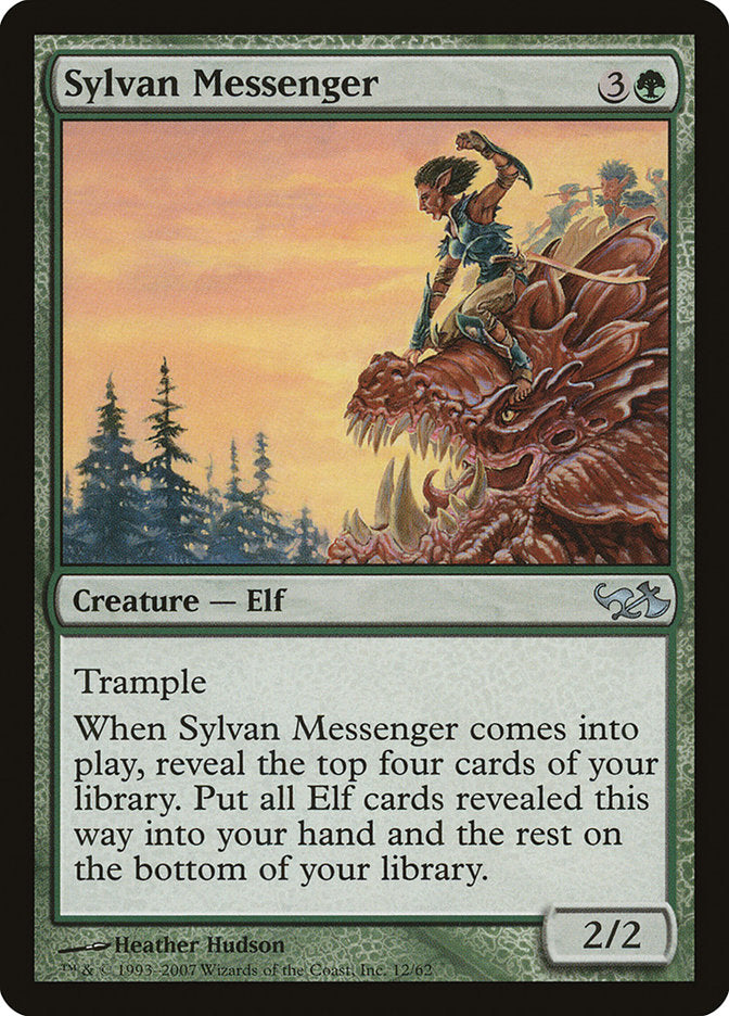 Sylvan Messenger [Duel Decks: Elves vs. Goblins] | Shuffle n Cut Hobbies & Games