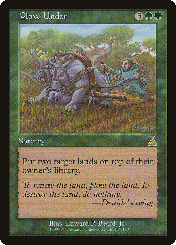 Plow Under [Urza's Destiny] | Shuffle n Cut Hobbies & Games