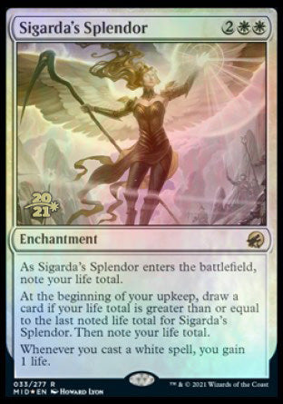 Sigarda's Splendor [Innistrad: Midnight Hunt Prerelease Promos] | Shuffle n Cut Hobbies & Games