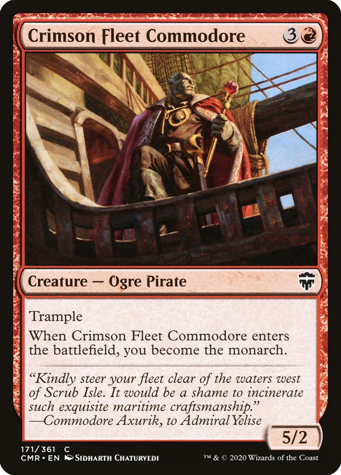 Crimson Fleet Commodore [Commander Legends] | Shuffle n Cut Hobbies & Games