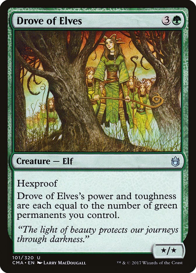 Drove of Elves [Commander Anthology] | Shuffle n Cut Hobbies & Games