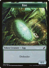 Rhino // Egg Double-Sided Token [Commander 2019 Tokens] | Shuffle n Cut Hobbies & Games