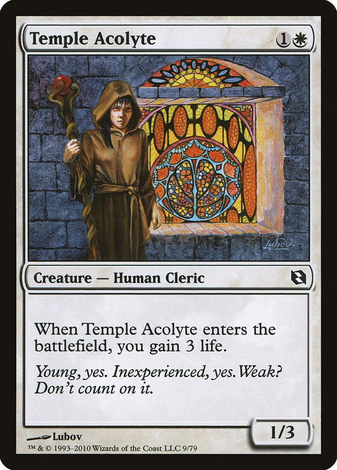 Temple Acolyte [Duel Decks: Elspeth vs. Tezzeret] | Shuffle n Cut Hobbies & Games