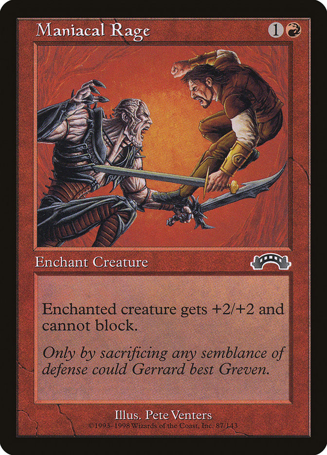 Maniacal Rage [Exodus] | Shuffle n Cut Hobbies & Games