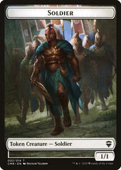 Elephant // Soldier Double-Sided Token [Commander Legends Tokens] | Shuffle n Cut Hobbies & Games