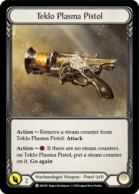 Death Dealer // Teklo Plasma Pistol [U-ARC040 // U-ARC003] (Arcane Rising Unlimited)  Unlimited Normal | Shuffle n Cut Hobbies & Games