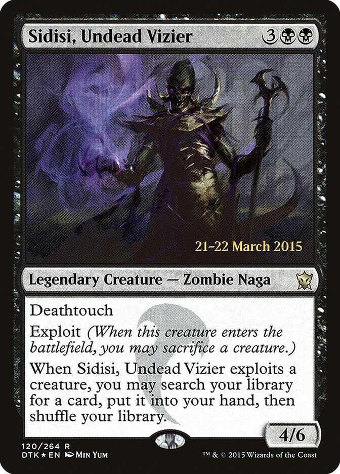 Sidisi, Undead Vizier [Dragons of Tarkir Prerelease Promos] | Shuffle n Cut Hobbies & Games