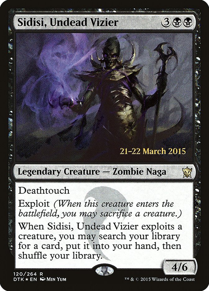 Sidisi, Undead Vizier [Dragons of Tarkir Prerelease Promos] | Shuffle n Cut Hobbies & Games