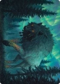 Sarulf, Realm Eater Art Card [Kaldheim Art Series] | Shuffle n Cut Hobbies & Games