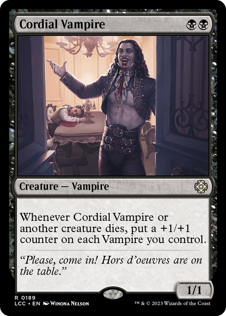 Cordial Vampire [The Lost Caverns of Ixalan Commander] | Shuffle n Cut Hobbies & Games