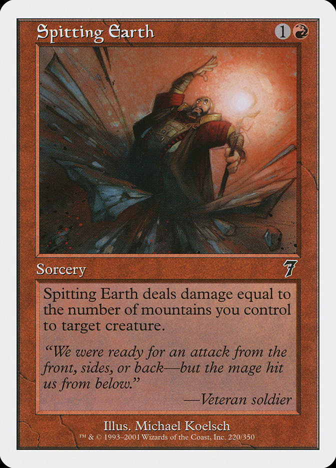 Spitting Earth [Seventh Edition] | Shuffle n Cut Hobbies & Games