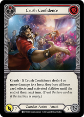 Crush Confidence (Red) [WTR063] Unlimited Edition Rainbow Foil | Shuffle n Cut Hobbies & Games