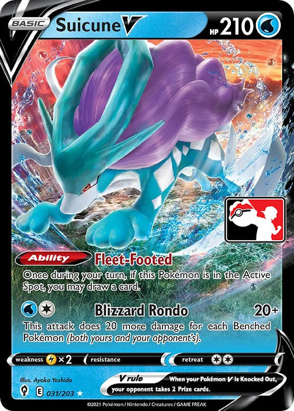 Suicune V (031/203) [Prize Pack Series One] | Shuffle n Cut Hobbies & Games