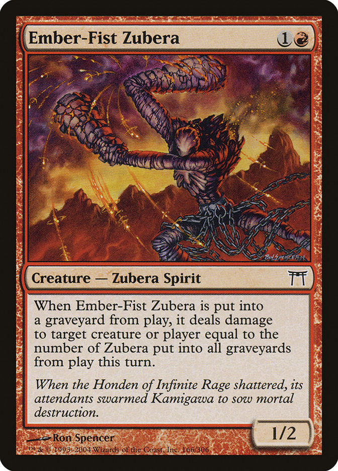 Ember-Fist Zubera [Champions of Kamigawa] | Shuffle n Cut Hobbies & Games