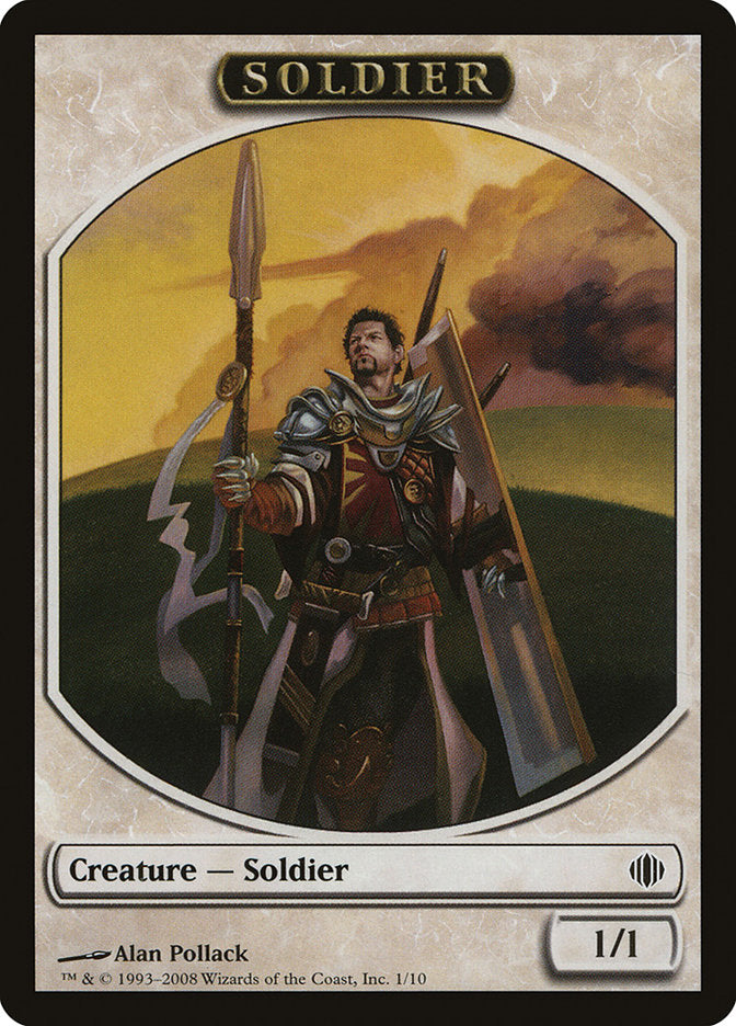 Soldier Token [Shards of Alara Tokens] | Shuffle n Cut Hobbies & Games