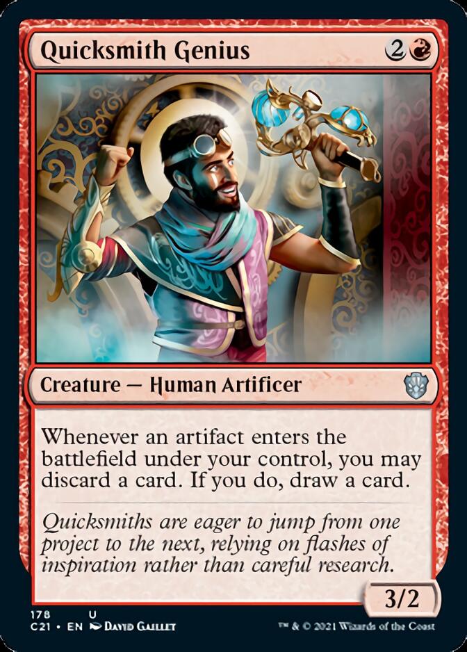 Quicksmith Genius [Commander 2021] | Shuffle n Cut Hobbies & Games