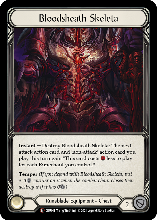Bloodsheath Skeleta [CRU141] Unlimited Normal | Shuffle n Cut Hobbies & Games