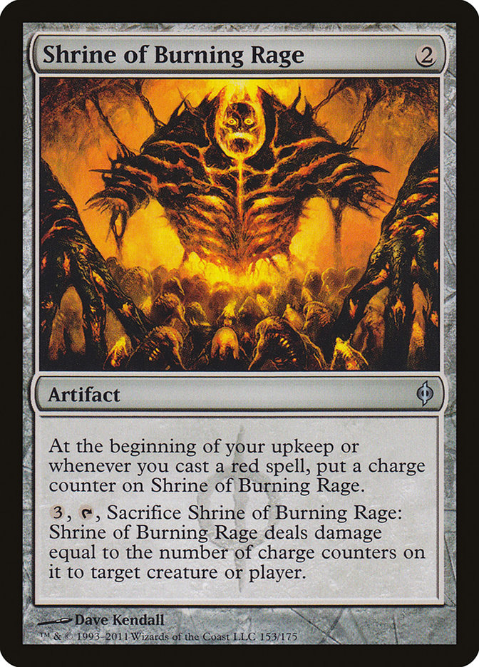 Shrine of Burning Rage [New Phyrexia] | Shuffle n Cut Hobbies & Games