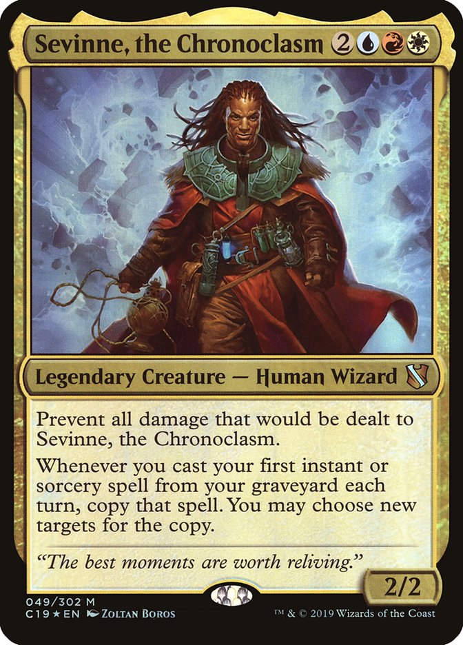 Sevinne, the Chronoclasm (Oversized) [Commander 2019 Oversized] | Shuffle n Cut Hobbies & Games