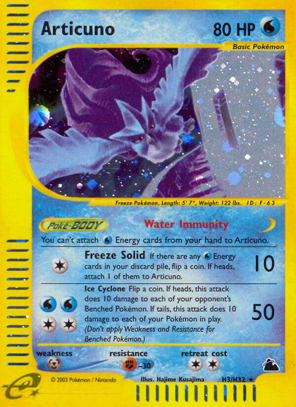 Articuno (H3/H32) [Skyridge] | Shuffle n Cut Hobbies & Games
