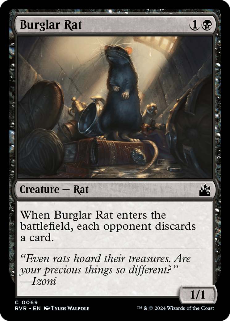 Burglar Rat [Ravnica Remastered] | Shuffle n Cut Hobbies & Games