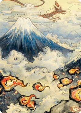 Mountain Art Card [Kamigawa: Neon Dynasty Art Series] | Shuffle n Cut Hobbies & Games