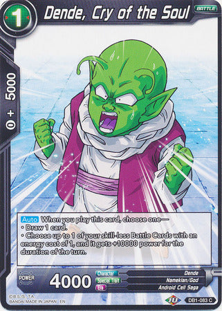 Dende, Cry of the Soul (DB1-083) [Dragon Brawl] | Shuffle n Cut Hobbies & Games
