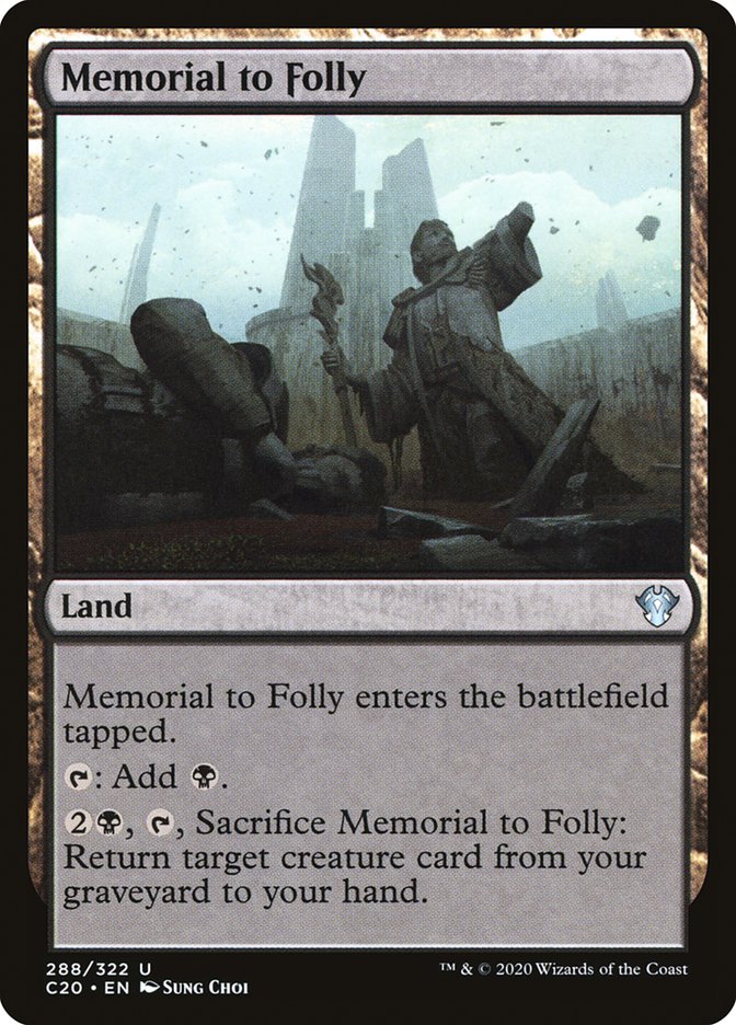 Memorial to Folly [Commander 2020] | Shuffle n Cut Hobbies & Games