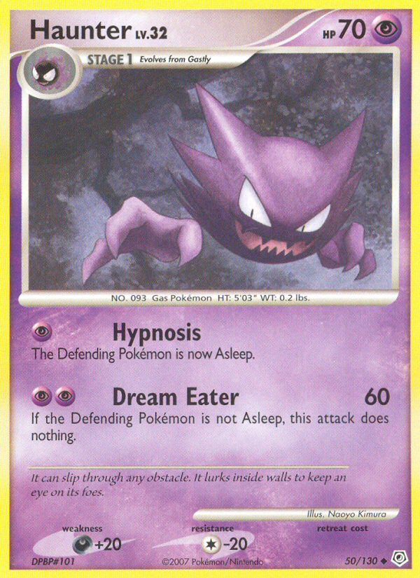 Haunter (50/130) [Diamond & Pearl: Base Set] | Shuffle n Cut Hobbies & Games