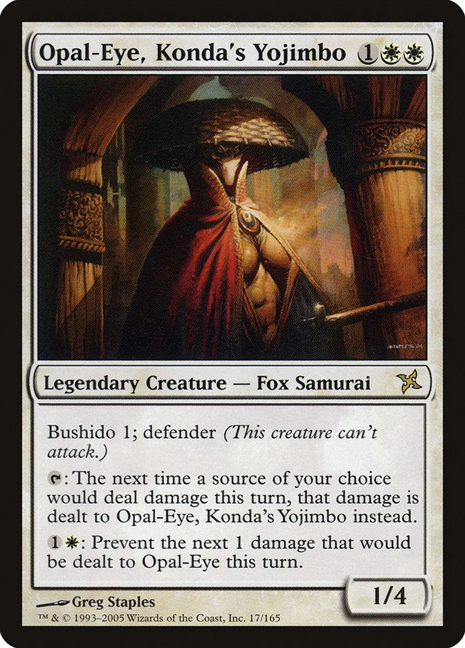 Opal-Eye, Konda's Yojimbo [Betrayers of Kamigawa] | Shuffle n Cut Hobbies & Games